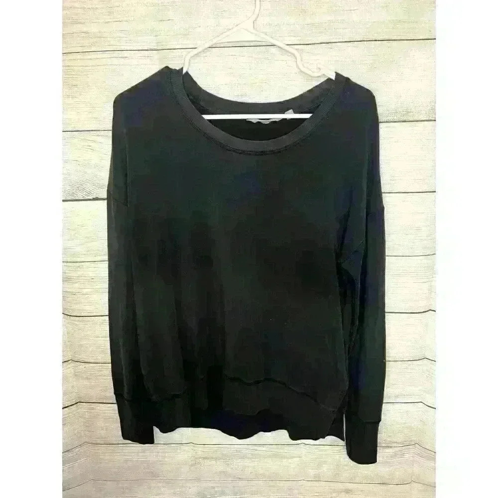 Athleta Coaster Luxe Recover Sweatshirt - Black